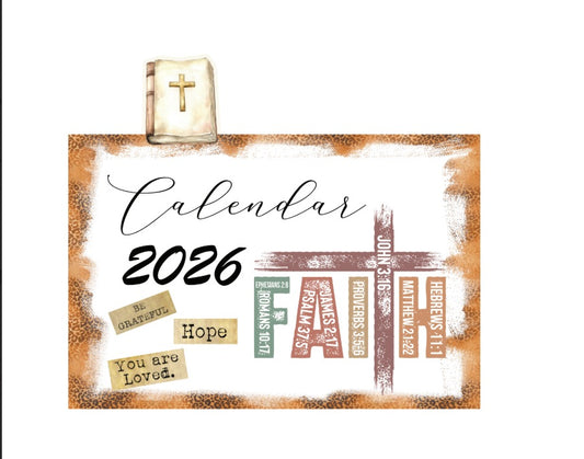 2026 Monthly Christian Calendar