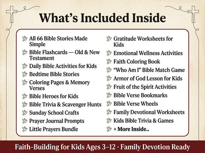 All in 1 Kids Bible Bundle